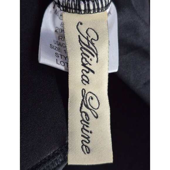 Alisha Levine One Piece Hawaiian Floral Bathing Swimsuit Size 14 Wrap Skirted - Picture 7 of 9